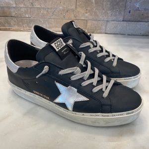 Golden Goose High Star Sz 40 Black